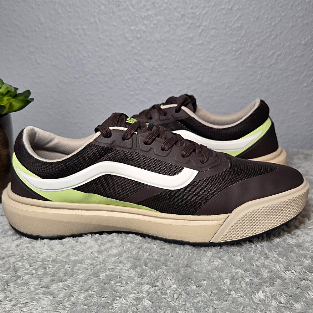 Like NEW!!! Vans MTE Brown Suede & Canvas All Weather Sneakers Men’s 9.5 - Picture 8 of 12